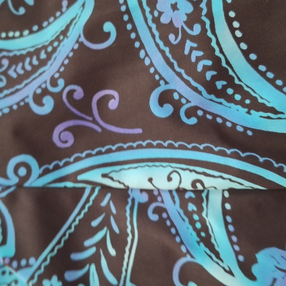 Longitude Black and Blue Paisley One Piece - Picture 6 of 8